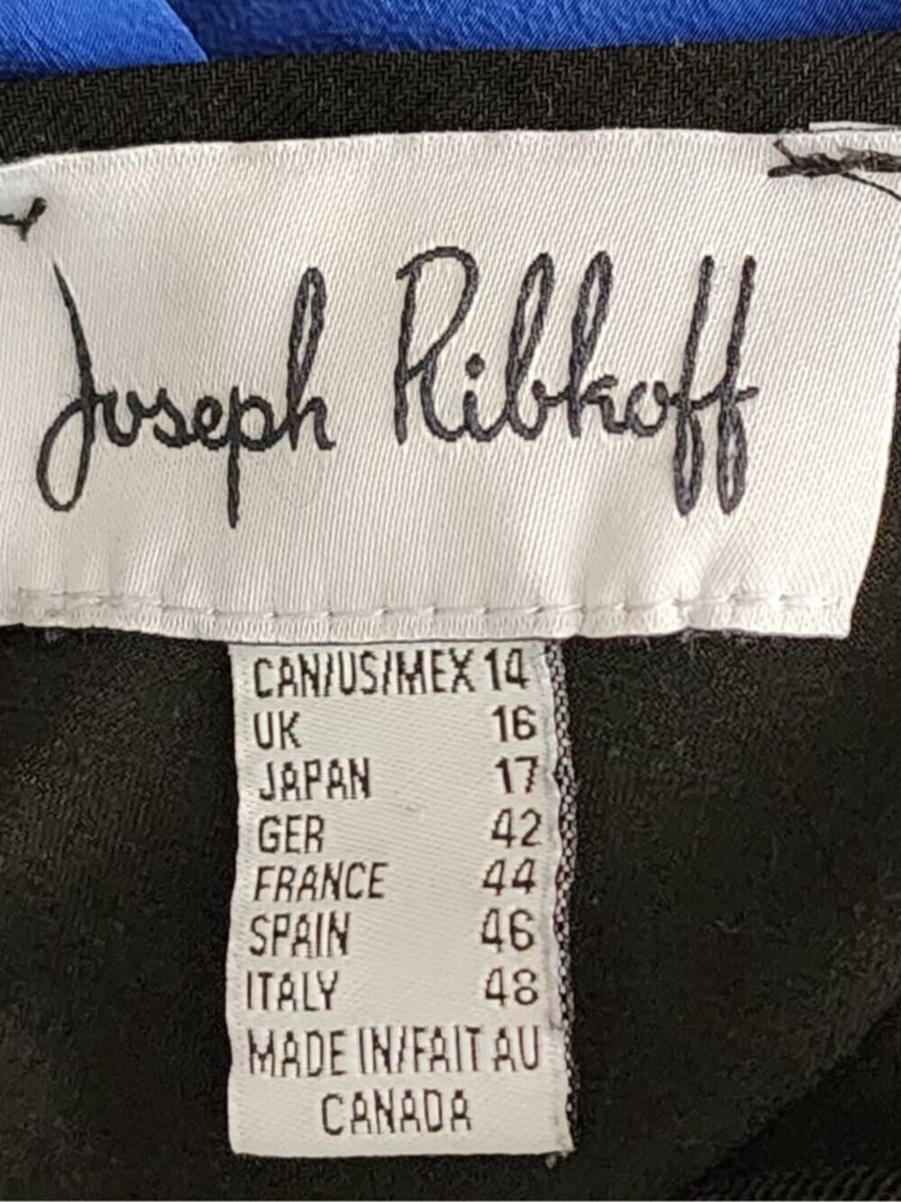 Joseph Ribkoff Black Stretch Mesh Panel Racerback Tank - Picture 5 of 7
